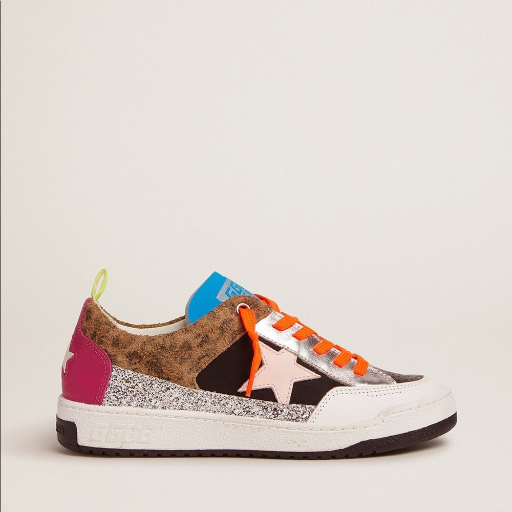 Golden Goose Yeahs low top in multi - 41. REPOSH :-)